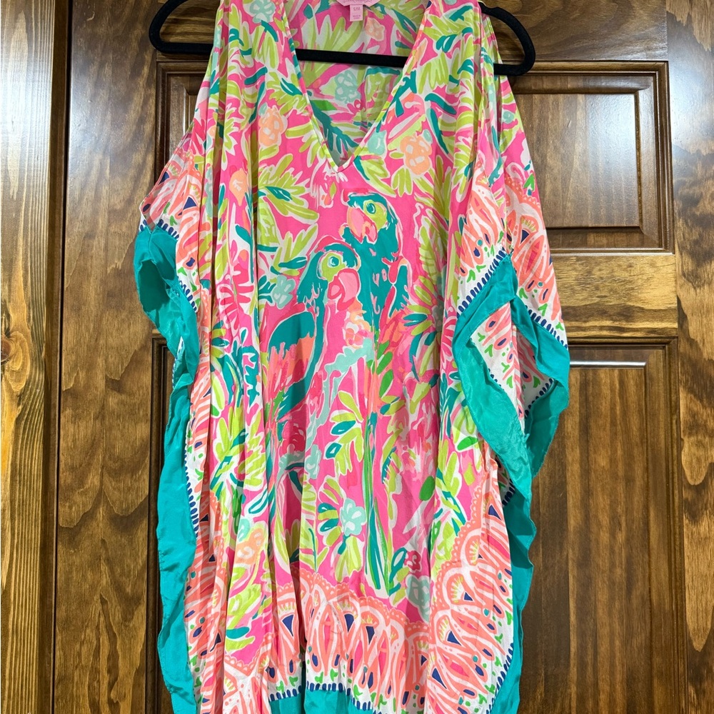 Lilly Pulitzer Parakeet Print Swim Cover-Up